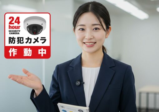 防犯カメラ　減価償却 ステッカー　効果