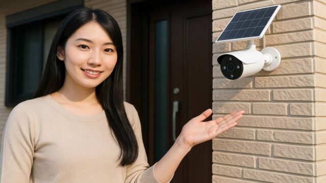 家庭用屋外防犯カメラにの役割と重要性を解説している写真