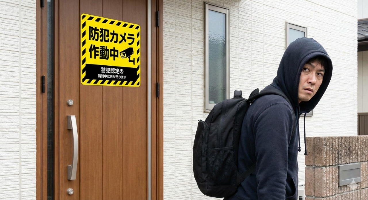 玄関前の安心感を表現したイメージ